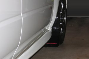 Subaru WRX STI Mud Flap - Front + Rear - Rally Armor - UR Series - Black/Red Logo - `02-`07